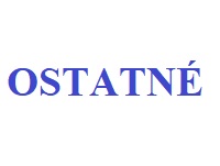--- ostatné