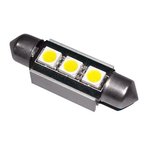 Led žiarovka 3xSMD, biela, 5050, Sulfid/ Festoon, Canbus