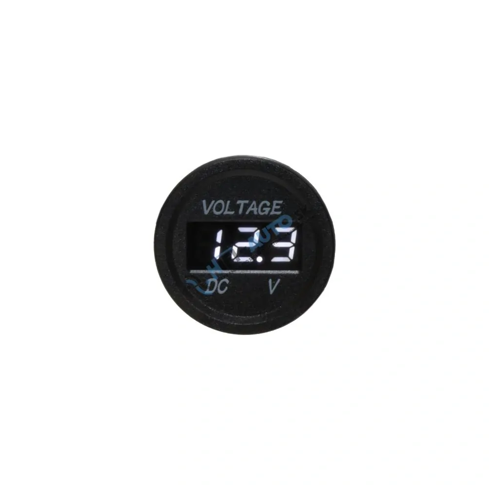 Digitálny voltmeter 5-48V biely