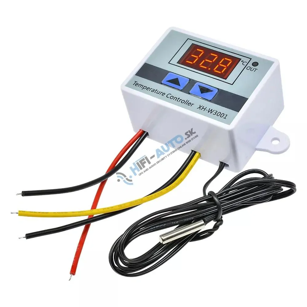 Digitálny termostat 24V, -50 - +110 ° C