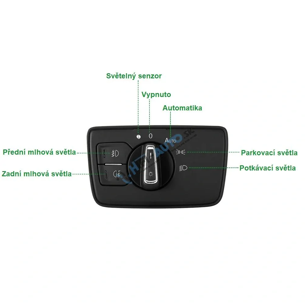 Spínač svetiel pre automatické rozsvecovanie VW Passat B8