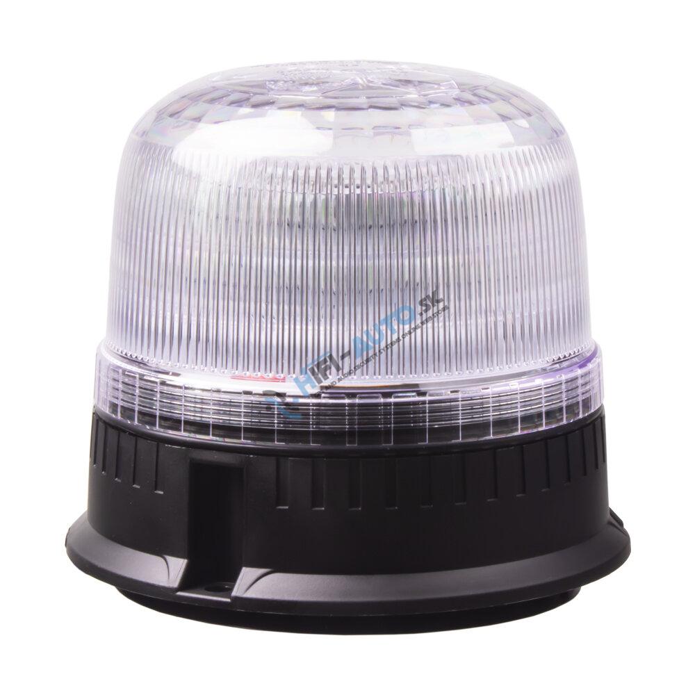 LED maják, 12-24V, modro-červený, magnet, ECE R65