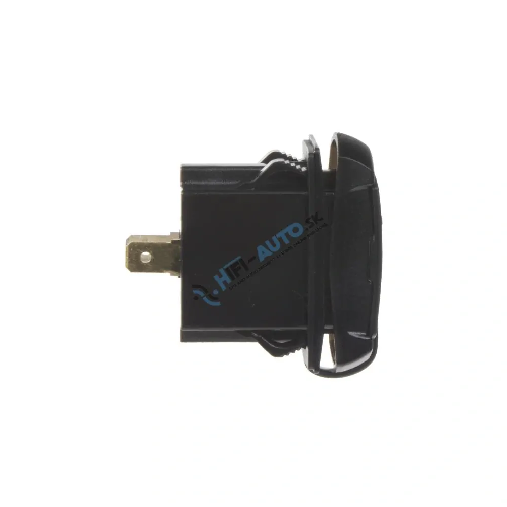 2x USB zásuvka s voltmetrom "Rocker"
