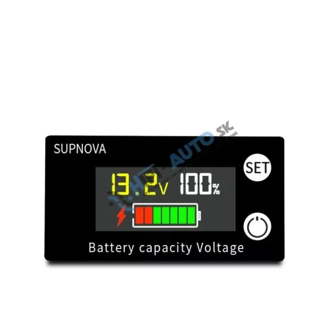 Indikátor kapacity batérie 8-100V