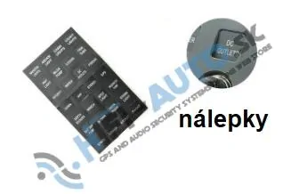 Panel s 4x spínačmi Rocker 12/24V