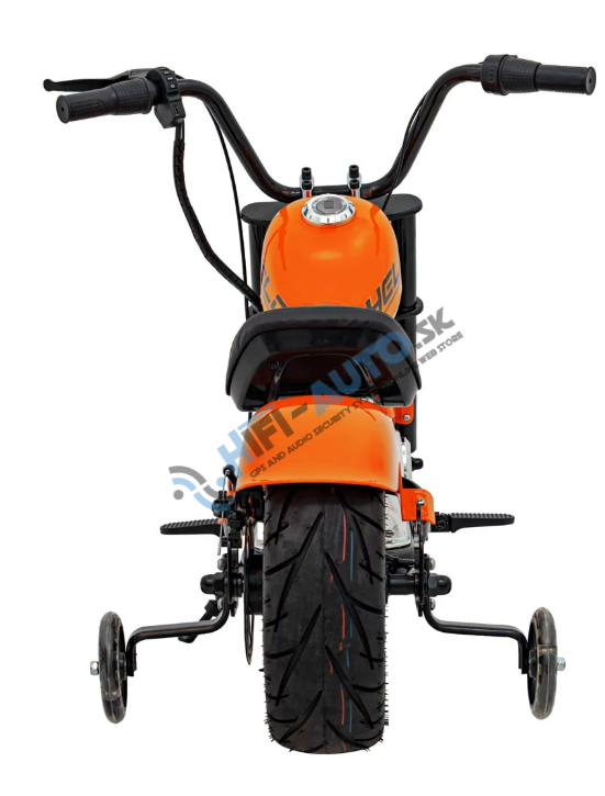 Elektrická motorka Chopper Warrior – oranžová