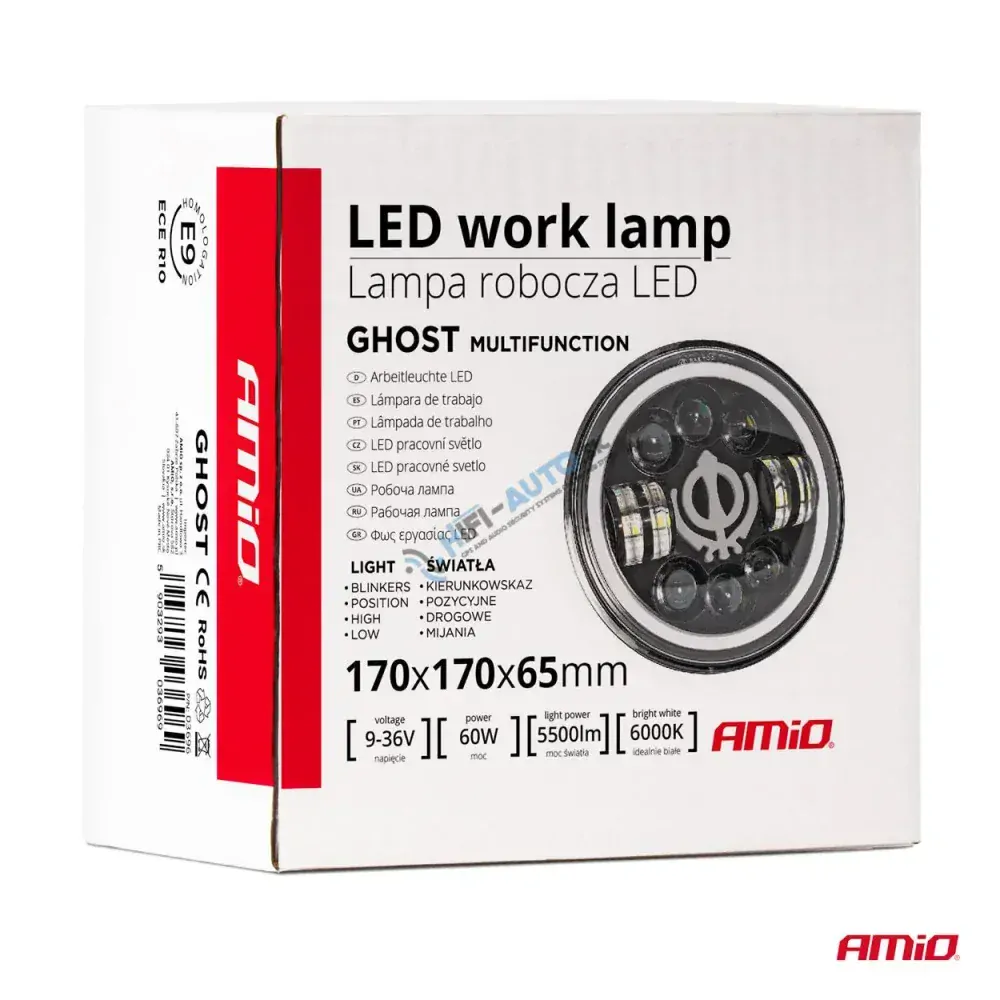 Pracovné LED svetlo Multifunction 9-36V, 60W